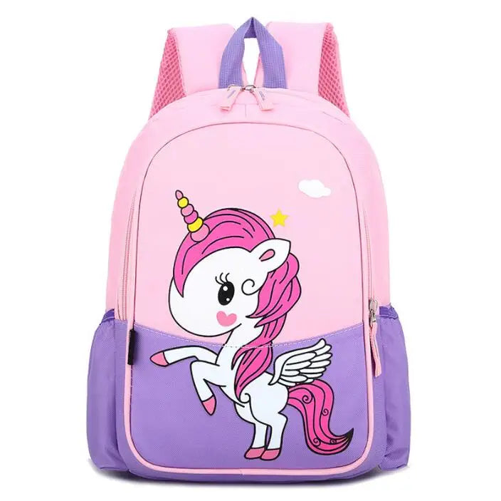 Pink Princess School Bags Kids Satchels Kindergarten Bookbag