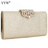 Sequin Clutch Bag Evening Purse Chain Rhinestone Shoulder Wallet