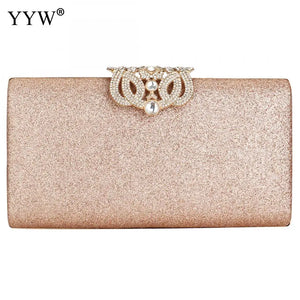 Sequin Clutch Bag Evening Purse Chain Rhinestone Shoulder Wallet