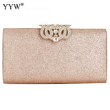 Sequin Clutch Bag Evening Purse Chain Rhinestone Shoulder Wallet