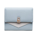 Small Fresh Splicing Folding Zero Purse for Women