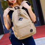 Stacy Bag - Hot Student School Bag Teenager Canvas Travel Backpack