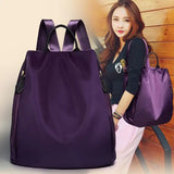 Stacy Bag 072616 Lady Nylon Backpack Casual Travel Bag