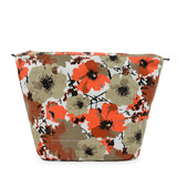 Mini Colorful Print Waterproof Zipper Pocket for O Bag