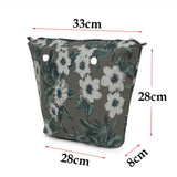 Mini Colorful Print Waterproof Zipper Pocket for O Bag