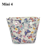 Mini Colorful Print Waterproof Zipper Pocket for O Bag