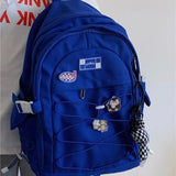 Vintage Women Backpack Large Capacity Waterproof Nylon