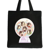 Tian Guan Ci Fu Anime Print Canvas Tote Bag Female Shopper Book Bags