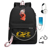 Tokyo Revengers Backpack USB Charging Girls School Bag