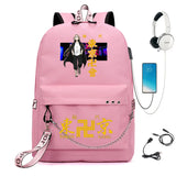Tokyo Revengers Backpack Girls School Bag USB Charging