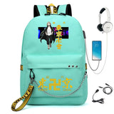 Tokyo Revengers Backpack Girls School Bag USB Charging