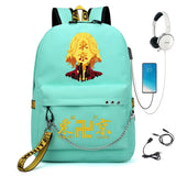 Tokyo Revengers Backpack Girls School Bag USB Charging