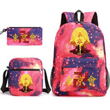 Tokyo Revengers Printed Backpack Teen Men's Laptop Bag