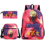 Tokyo Revengers Printed Backpack Teen Bag Canvas School Bag Boys and Girls 3 Pie