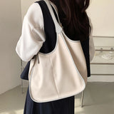 Women's Tote Bag Soft Pittot Shoulder Shopping Bag