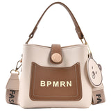 Women's Travel Tote Bag, Messenger Bucket Bag