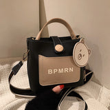 Women's Travel Tote Bag, Messenger Bucket Bag