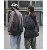 Unisex Nylon Shoulder Bag, Large Capacity Crossbody Wallet for Men and Women