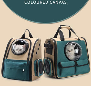 Unisex Pet Bag Backpack Travel Bag for Dogs and Cats