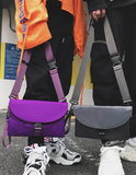 Versatile Hip Hop Messenger Bag Multicolor Outdoor Backpack