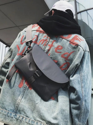 Versatile Hip Hop Messenger Bag Multicolor Outdoor Backpack