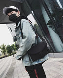 Versatile Hip Hop Messenger Bag Multicolor Outdoor Backpack