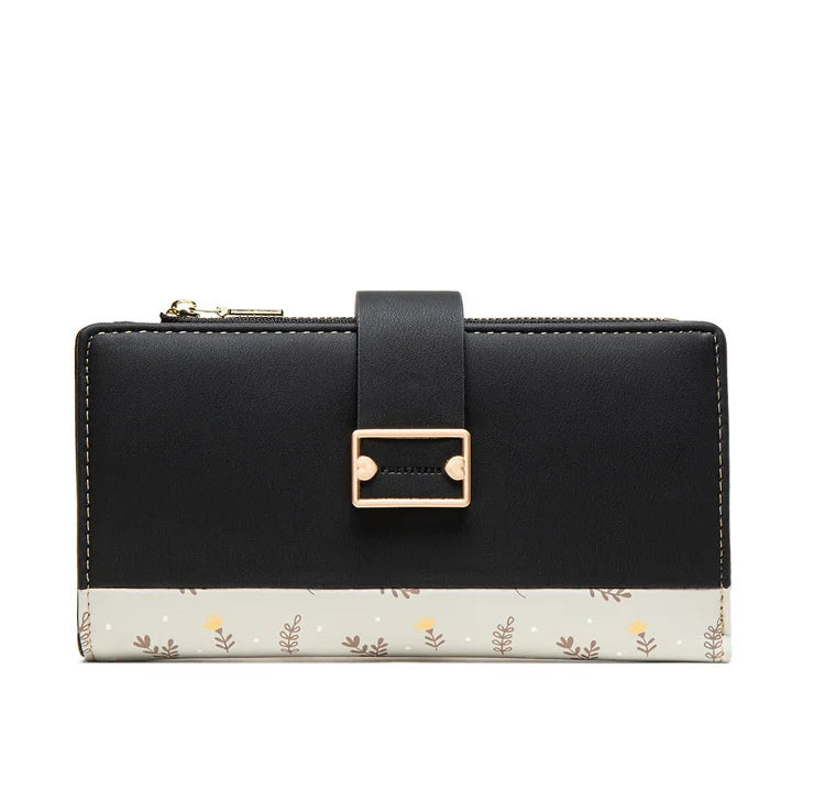 Women's Long Zipper Wallet with Phone Pocket