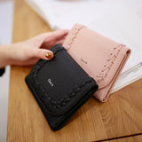 Hand-Woven Women's Wallet Small Fresh Style
