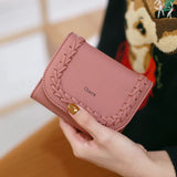 Hand-Woven Women's Wallet Small Fresh Style