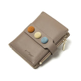 Women's Multi-card Short Wallet with Belt Buckle