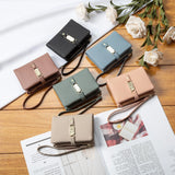 Two-Fold Zipper Short Casual Wallet