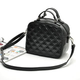 Vintage Casual High-Grade Small Flap PU Leather Handbag Women Tote Clutch Purse