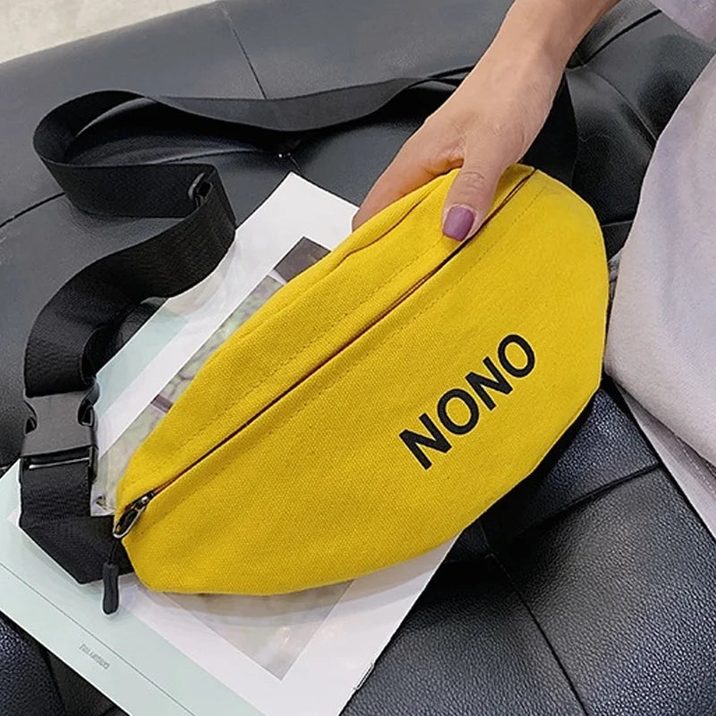 Unisex Waist Bag Solid Chest Crossbody Belt Travel Outdoor Fanny Pack