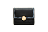 Women's Short Fresh Bow Buckle Zipper Three-Fold Wallet