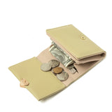 Women's Short Buckle Wallet - Solid Color Zero Wallet