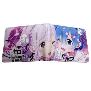 Re Zero Anime Wallet with Coin Pocket