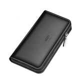 Men's Leather Clutch Wallet, Billeteras para Hombre