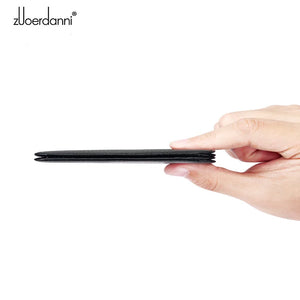 Ultra-thin Mini Wallet Slim Leather Retro Purse A605