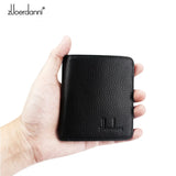 Ultra-thin Mini Wallet Slim Leather Retro Purse A605