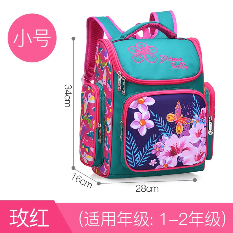 Waterproof Kids School Backpack Orthopedic Book Bag Satchel Mochilas