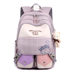 Waterproof Girls School Backpack Orthopedic Bag for Kids