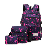 3pcs Kids Waterproof School Backpack Set Boys Girls Mochila Escolar