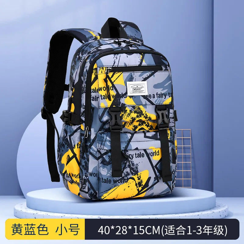 Waterproof Kids Backpack School Bag Girls Boys Orthopedic Book Bag Mochila