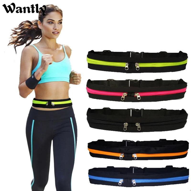 Waterproof Running Waist Belt Bag Multifunctional Men Women Bum Bag
