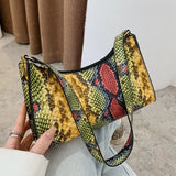 Serpentine Underarm Bag Lady Handbag for Party