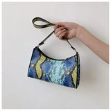 Serpentine Underarm Bag Lady Handbag for Party