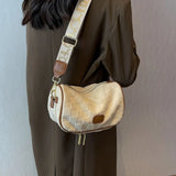 Winter Plush Pillow Bag High-End Messenger Bag