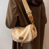 Winter Plush Pillow Bag High-End Messenger Bag