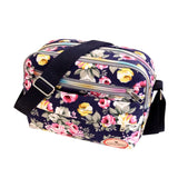 Canvas Lady Folk Tread Print Bucket Shoulder Crossbody Bag
