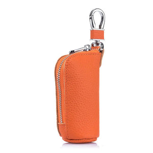Soft Leather Multifunctional Change Bag Key Bag Zipper Household Key Bag